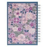 Trust in the Lord Purple Spring Floral Spiral Journal - Proverbs 3:5