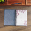 Trust in the Lord Purple Spring Floral Spiral Journal - Proverbs 3:5