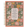 Hope and a Future Pink Vintage Bloom Spiral Journal - Jeremiah 29:11
