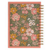 Hope and a Future Pink Vintage Bloom Spiral Journal - Jeremiah 29:11