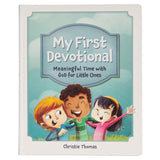 My First Devotional Teal Hardcover Devotional Book - KI Gifts Christian Supplies