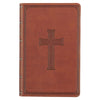 Honey Brown Faux Leather Giant Print Standard-size King James Version Bible with Thumb Index