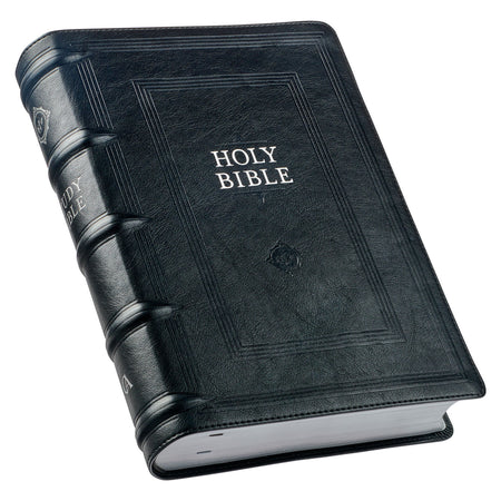 Black Faux Leather King James Version Gift Edition Bible