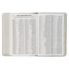 Pearlized White Large Print Compact King James Version Bible