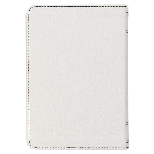 Pearlized White Large Print Compact King James Version Bible