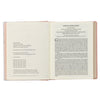 Rosy Coral Floral Faux Leather Hardcover King James Version Note-taking Bible