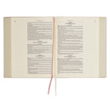 Blush Bouquet Faux Leather Hardcover Large Print King James Version Note-taking Bible