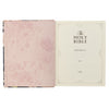 Dusty Peach Faux Leather Hardcover Large Print King James Version Note-taking Bible