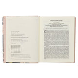 Dusty Peach Faux Leather Hardcover Large Print King James Version Note-taking Bible