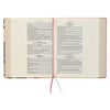 Dusty Peach Faux Leather Hardcover Large Print King James Version Note-taking Bible