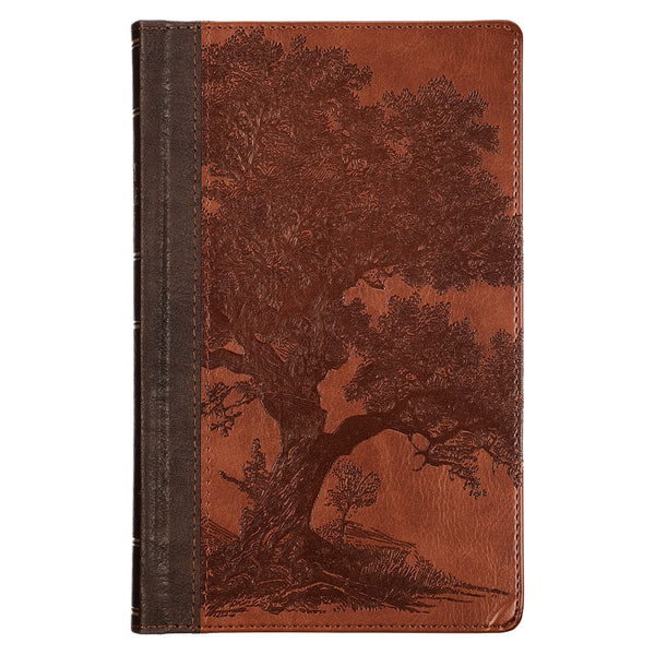 KJV Bible Giant Print Standard-size, Brown Trust Tree