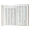 Blush Floral Faux Leather Standard-size Giant Print KJV Bible Thumb Index