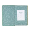Teal Floral Faux Leather Giant Print Standard-size King James Version Bible with Thumb Index