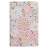 Pink Floral Faux Leather Giant Print Standard-Size King James Version Bible with Thumb Index