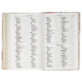 Pink Floral Faux Leather Giant Print Standard-Size King James Version Bible with Thumb Index
