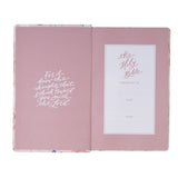 Pink Floral Faux Leather Giant Print Standard-Size King James Version Bible with Thumb Index
