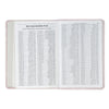 Blush Rose Faux Leather Floral King James Version Pocket Bible