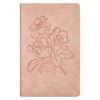 Dusty Pink Floral Faux Leather King James Version Gift Edition Bible