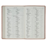 Dusty Pink Floral Faux Leather King James Version Gift Edition Bible