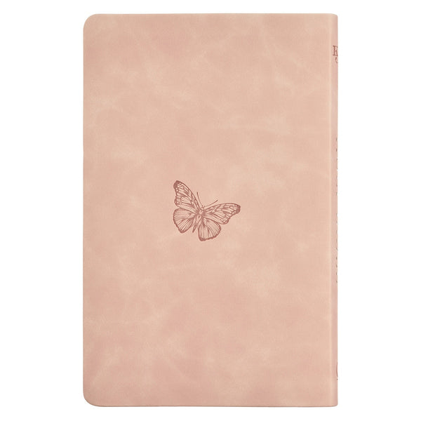 Dusty Pink Floral Faux Leather King James Version Gift Edition Bible