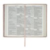 Dusty Pink Floral Faux Leather King James Version Gift Edition Bible