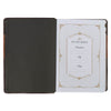 Burgundy and Toffee Faux Leather King James Study Bible with Thumb Index