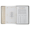 Black and Gray Faux Leather King James Study Bible with Thumb Index
