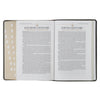Black and Gray Faux Leather King James Study Bible with Thumb Index