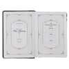 Black and Gray Faux Leather King James Study Bible with Thumb Index