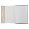Black and Gray Faux Leather King James Study Bible with Thumb Index