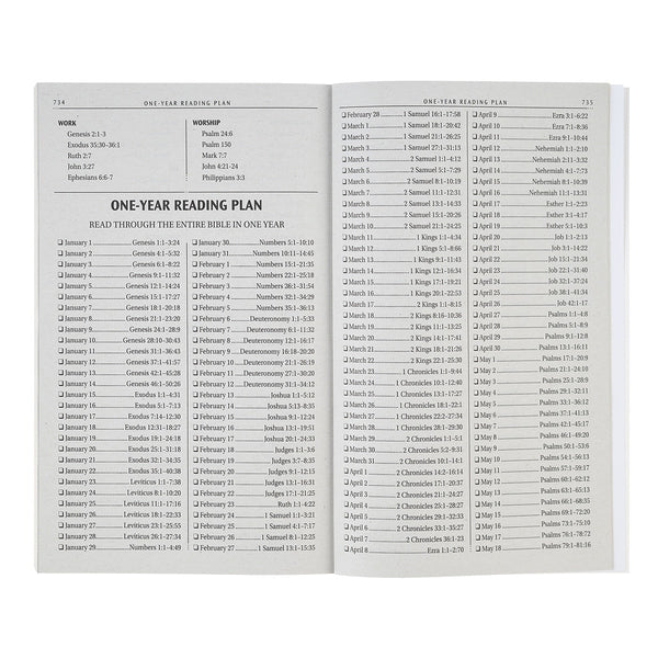 Midnight Floral Softcover King James Version Outreach Bible