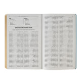 Marbled Teal Faux Leather King James Version Gift Bible