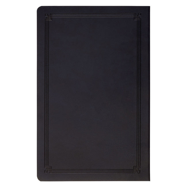 Black Faux Leather King James Version Gift Bible