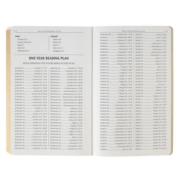 Chestnut Brown Faux Leather King James Version Gift Bible