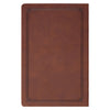 Chestnut Brown Faux Leather King James Version Gift Bible