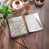 Pearlized White Floral Faux Leather My Creative Bible Illustrators Edition