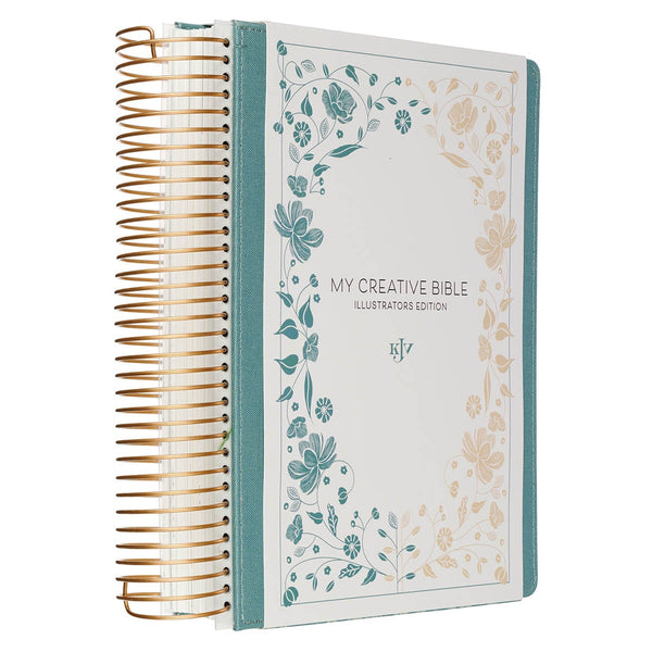 Teal Faux Leather Hardcover My Creative Bible Illustrators Edition