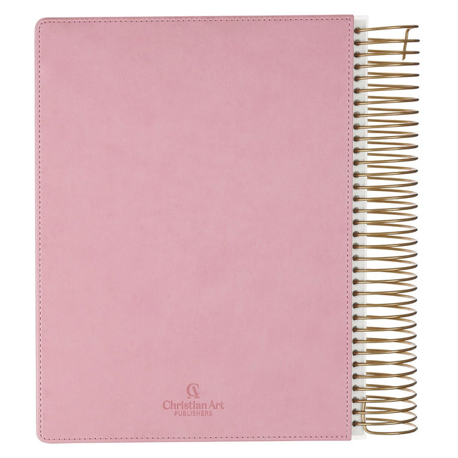 Pink Faux Leather Hardcover My Creative Bible Illustrators Edition