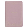 Dusty Rose Faux Leather Personal-Size Giant Print Compact King James Version Bible