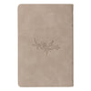 Taupe Faux Leather Personal-Size Giant Print Compact King James Version Bible