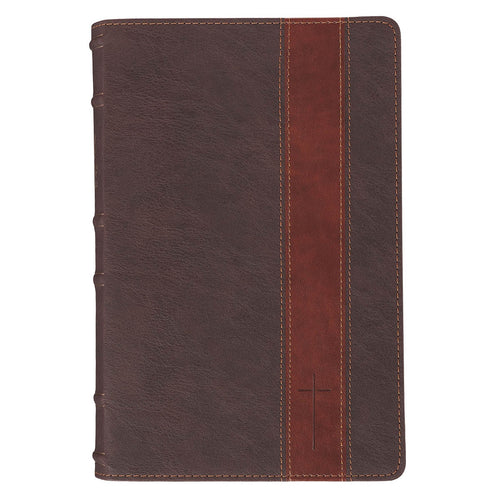 Walnut and Chestnut Brown Giant Print Reader’s Edition King James Version Bible