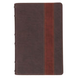 Walnut and Chestnut Brown Giant Print Reader’s Edition King James Version Bible
