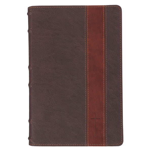 Walnut and Chestnut Brown Giant Print Reader’s Edition King James Version Bible