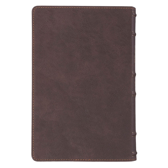 Walnut and Chestnut Brown Giant Print Reader’s Edition King James Version Bible