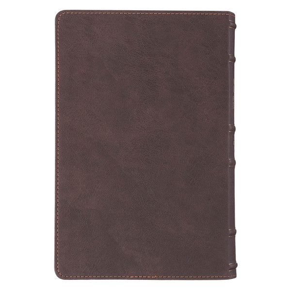 Walnut and Chestnut Brown Giant Print Reader’s Edition King James Version Bible