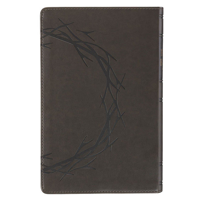 Iron Gray Crown of Thorns Giant Print Reader’s Edition King James Version Bible