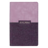 Two-Tone Purple Giant Print Standard Size King James Version Bible