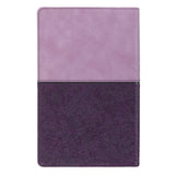 Two-Tone Purple Giant Print Standard Size King James Version Bible