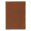 Lion Camel Tan Genuine Leather Compact King James Version Bible