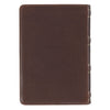 Mahogany Brown Genuine Leather Large Print Compact Bible